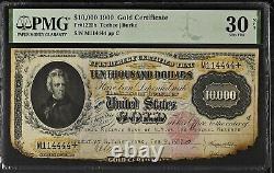 Fr. 1225h 1900 $10000 Gold Certificate Currency PMG VF 30 UNDERGRADED! $10,000