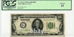 Fr. 2151-G 1928A $100 DGS Federal Reserve Note PCGS 25 Very Fine
