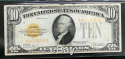 Fr 2400 1928 $10 GOLD CERTIFICATE PMG 20 FREE SHIPPING VERY FINE