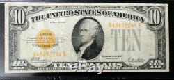 Fr 2400 1928 $10 GOLD CERTIFICATE PMG 25 FREE SHIPPING VERY FINE NICE