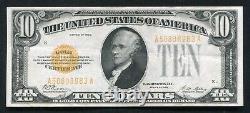 Fr. 2400 1928 $10 Ten Dollars Gold Certificate Currency Note Extremely Fine