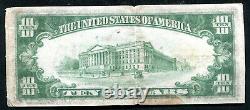 Fr. 2400 1928 $10 Ten Dollars Gold Certificate Currency Note Very Fine