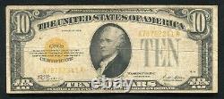 Fr. 2400 1928 $10 Ten Dollars Gold Certificate Currency Note Very Fine (b)