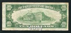 Fr. 2400 1928 $10 Ten Dollars Gold Certificate Currency Note Very Fine (h)