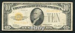 Fr. 2400 1928 $10 Ten Dollars Gold Certificate Currency Note Very Fine (j)