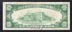 Fr. 2400 1928 $10 Ten Dollars Gold Certificate Currency Note Very Fine (k)