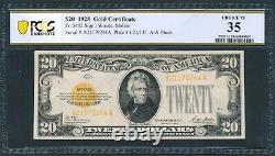 Fr. 2402 1928 $20 Gold Certificate Currency Cash Note Money PCGS Banknote VF 35