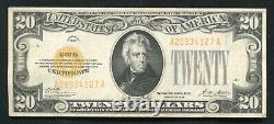 Fr 2402 1928 $20 Twenty Dollars Gold Certificate Currency Note Extremely Fine