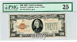 Fr. 2402 $20 1928 STAR Gold Certificate. PMG Very Fine 25