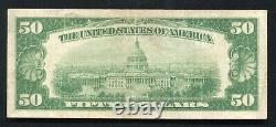 Fr. 2404 1928 $50 Fifty Dollars Gold Certificate Currency Note Very Fine+