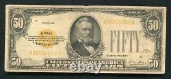 Fr. 2404 1928 $50 Fifty Dollars Gold Certificate Currency Note Very Fine (d)