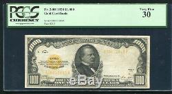 Fr. 2408 1928 $1,000 One Thousand Dollars Gold Certificate Pcgs Very Fine-30