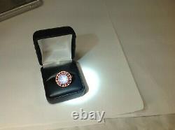Gem certificate Natural star sapphire and rubies mount 18k gold ring