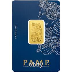 Gold bar 10g Pamp Swiss certificate Fine Gold 999.9 /24K
