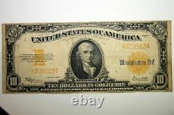 Large Serie of 1922 Large Size Gold Certificate Grades Fine (Stock # K809513)