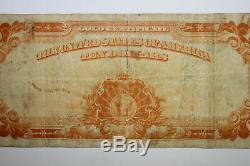 Large Serie of 1922 Large Size Gold Certificate Grades Fine (Stock # K809513)