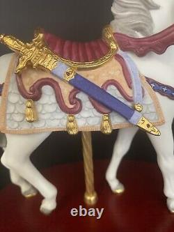 Lenox The Magnificent Camelot Knight Charger-Elaborate Sword & Plume-Certificate