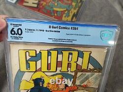 O Guri Comico #204 Brazil CBCS 6.0 Conserved Captain America Timely Golden Girl