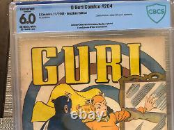 O Guri Comico 204 Brazil Edition CBCS 6.0 Conserved Captain America Not CGC