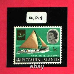 PITCAIRN ISLANDS 1967 ½c MISSING BROWN withCERTIFICATE FINE MINT RRR