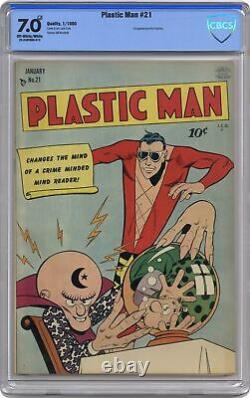 Plastic Man #21 CBCS 7.0 1950 20-248F866-012