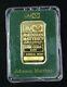 RARE Vintage Johnson Matthey JM Gold Ingot 99.99% Fine B47411 Green Certificate
