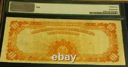 Series 1907 Large $10 Gold Certificate PMG25 Very Fine NET Vernon/McClung 3622