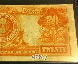 Series 1922 $20 Very Fine Large Gold Certificate, VIVID Color