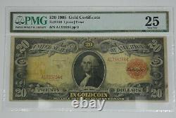 Series of 1905 Large Size $20 Gold Certificate Note PMG 25 VERY FINE Fr#1180