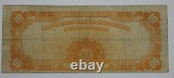 Series of 1907 Large Size $10 Gold Certificate FINE Fr#1169 2 Pinholes