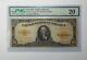 Series of 1922 Large Size $10 Gold Certificate Note PMG 20 VERY FINE Fr#1173