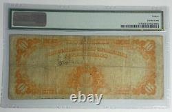 Series of 1922 Large Size $10 Gold Certificate PMG 12 FINE Fr#1173
