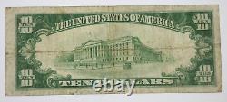 Series of 1928 $10 Gold Certificate FINE Fr#2400 Problem Free