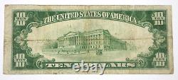 Series of 1928 $10 Gold Certificate FINE Fr#2400 Problem Free