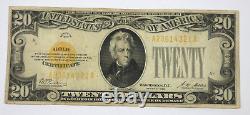 Series of 1928 $20 Gold Certificate FINE+ Fr#2402 Problem Free