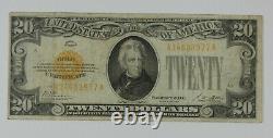 Series of 1928 $20 Gold Certificate Note FINE+ Fr#2402 No holes or tears
