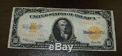 Strong Very Fine Condition 1922 $10 Gold Certificate