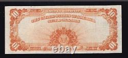 US 1922 $10 Gold Certificate Note FR 1173 VF-XF (586)