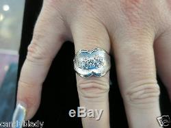 VINTAGE 1940'S 14K WHITE GOLD DIAMOND RING With CERTIFICATE OF APPRAISAL