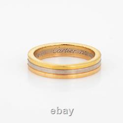 Vendome Louis Cartier Wedding Band 3.5mm 49 US 4 3/4 18k Gold Certificate COA