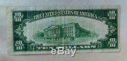 Very Fine 1928 $10.00 Small Size Gold Certificate Free USA Shipping